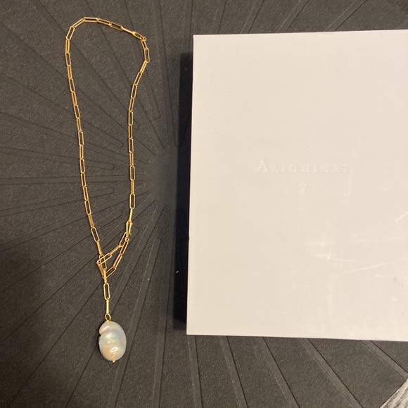 NIB Alighieri the infernal storm necklace gold never worn - Picture 2 of 5